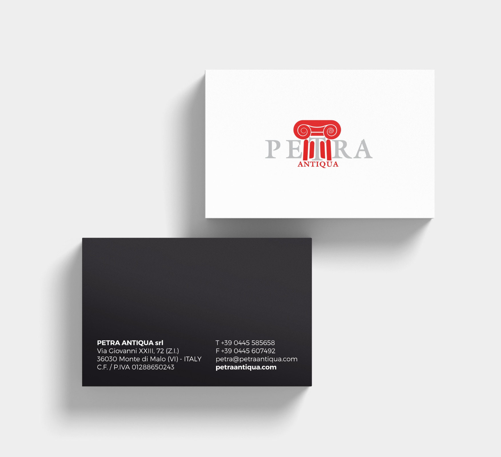 Petra Antiqua - Design to look and touch - Biglietto da visita
