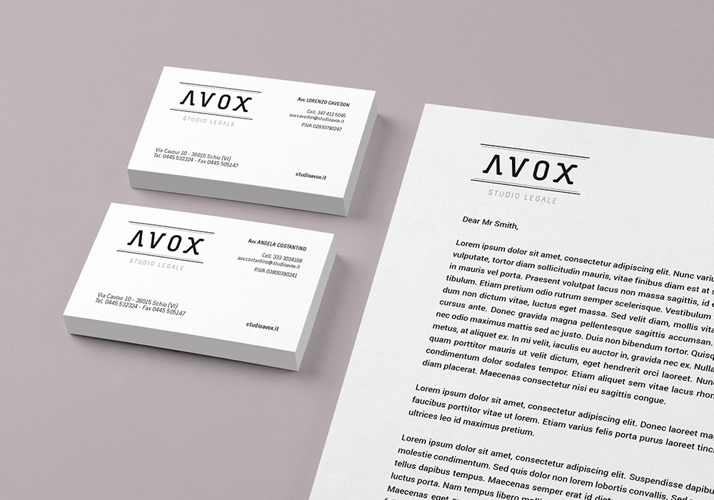 Avox - Studio Legale - Corporate Identity